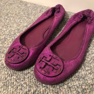 Tory Burch Purple Flats